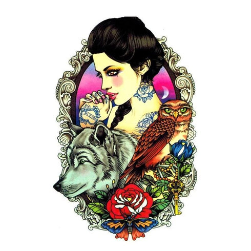 Tatouage Loup Femme Avant Bras